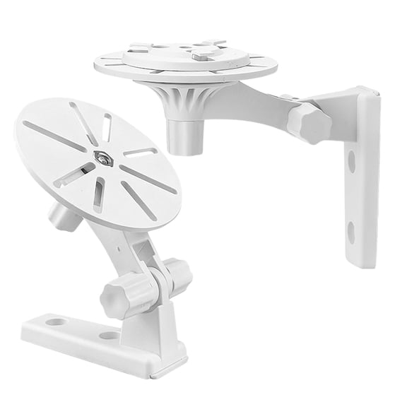 RENACLIPY Adjustable ABS Camera Mount Bracket, Space-Saving Design, Compatible with Network Devices, 2 Pieces