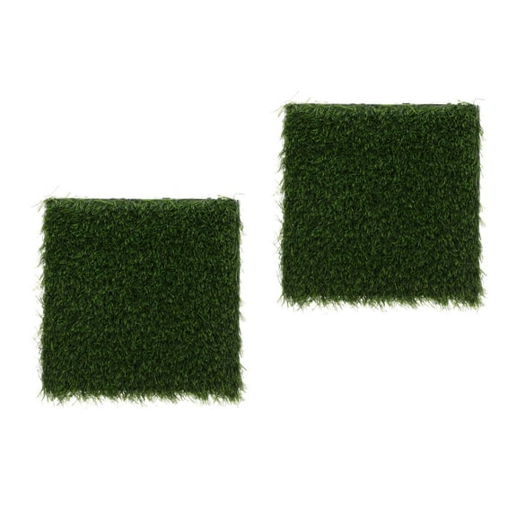 Hemoton 2pcs Artificial Grass Professional Dog Grass Mat Potty Training Rug Replacement Artificial Turf Grass Large Turf Outdoor Rug Patio Lawn