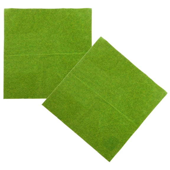 SOPOTUTU Craft Grass Green Plastic 2Pcs Model Building