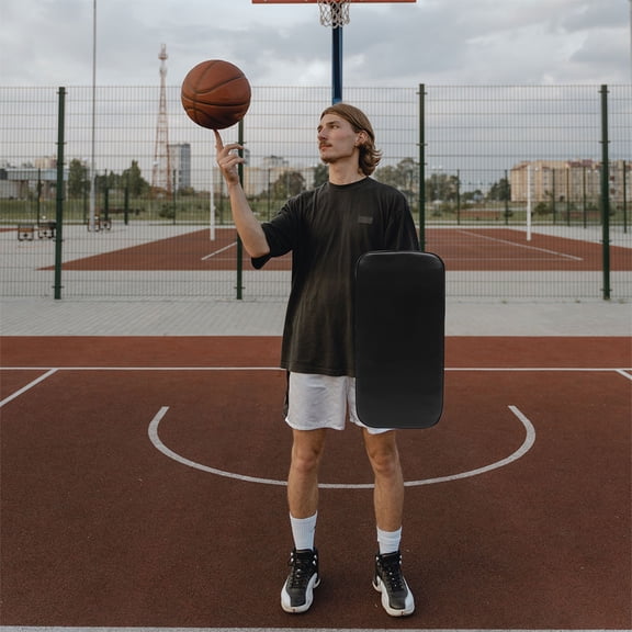 SOPOTUTU 2Pcs Professional Basketball Blocking Pad Black Multi Function Trainer for Strength and Balance Improvement