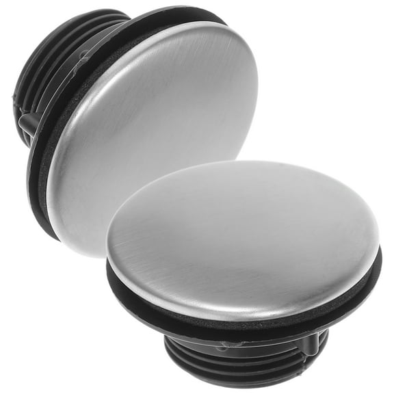 Hemoton 2pcs Bath Overflow Drain Cover Counter Hole Plug Sink Hole Cover Universal Faucet Hole Plug Decorative Hole Cover For Kitchen And Bathroom Sinks
