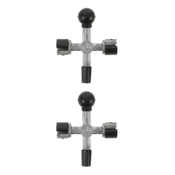 Hemoton 2pcs Battery Post Cleaner 4-way Battery Terminal Post Scraper Car Battery Terminal Cleaner Brush Kit Precision Terminal Cleaner