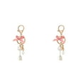 thumbnail image 1 of Hemoton 2pcs Bow Keychain Charm Rhinestone Pendant Keychain Girls Purse Charm Aesthetic Keychain Beaded Keychain Charm Handbag Accessory, 1 of 8