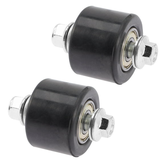 RENACLIPY 2Pcs Compact Motorcycle Chain Guide Sprocket Black Chain Roller for Off Road Bikes
