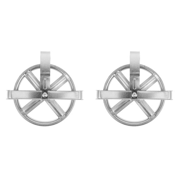 Hemoton 2pcs Clothesline Pulley Clothes String Pulley Clothes Line Pulley Hanging Rope Pulley