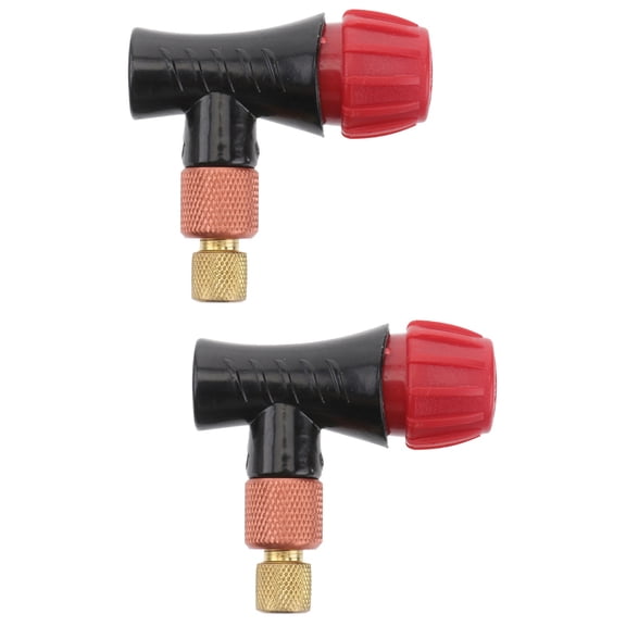 Hemoton 2-Pack Tire Inflator Portable Road and Mountain Bike Valve Inflator for Quick Tire Inflation