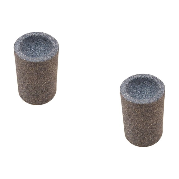 Hemoton 2-Pack Darts Tip Sharpening Stones Round Grinding Accessories Sandstone for Precision Dart Maintenance