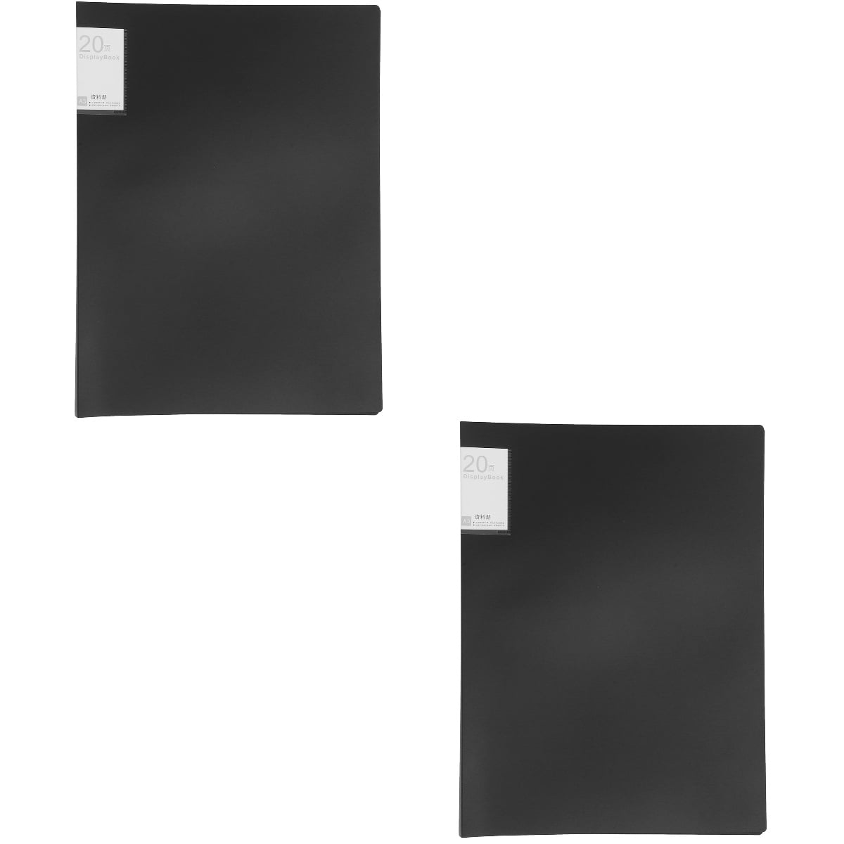 Hemoton 2pcs Display Folder File Folder Plastic Useful Folder Practical ...