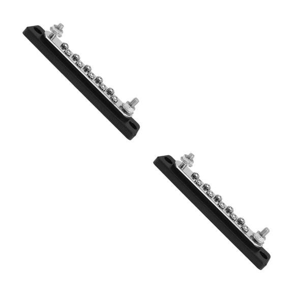 Hemoton 2pcs Distribution Block 150 Amp BusBar Terminals Junction Distribution Block 48V for Car Vehicle Rv Truck Marine Boat Audio Amplifier