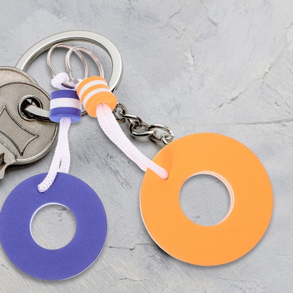 YOSADIER 2-Pack Boat Key Float Keychain with EVA Material High Visibility for Pool, Surfing,