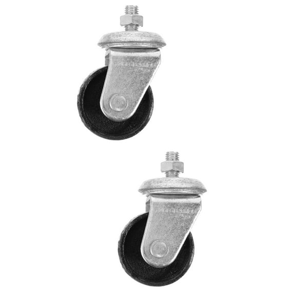 Hemoton 2pcs Floor Jack Wheel Hydraulic Jack Caster Replacement 12mm Floor Jack Caster Accessory