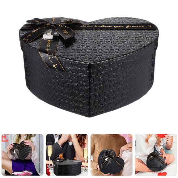 RENACLIPY boxes with lids Gift Box Paper 2Pcs for Couples on Valentine's Day