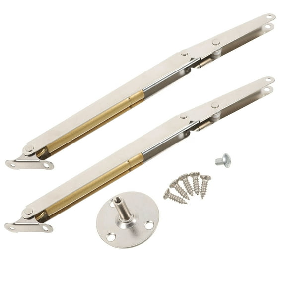 Hemoton 2pcs Heavy Duty Gas Struts For Cabinet Lid Support Hinges Hydraulic Lift For Bed Replacement Support Door Support Gas Lift Cylinder For Furniture