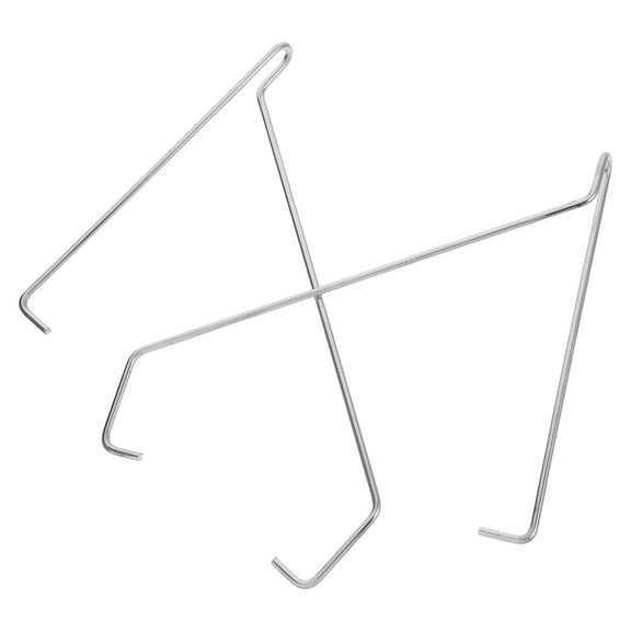 Hemoton 2pcs Heavy Duty Wall Brackets Floating Shelf Hooks Triangular Wall Shelf Retainer Household Floating Shelf Hanger Stainless Steel Wall Shelf Hook