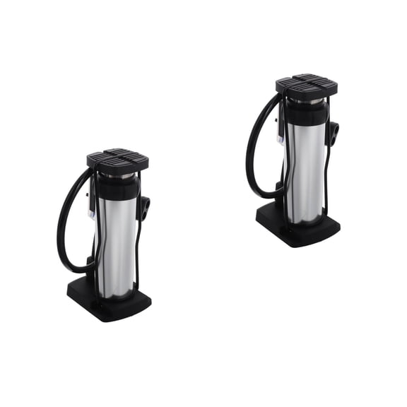 UPGRATOR 2pcs Bike Floor Pump High Pressure Foot Pump for Car Bike Motorcycle Portable Inflator for Quick Inflation Tire Pump