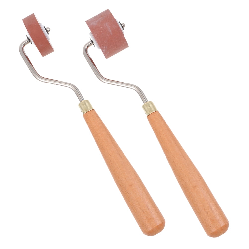 Hemoton 2pcs Ink Roller for Printmaking Rubber Roller for Smooth and ...