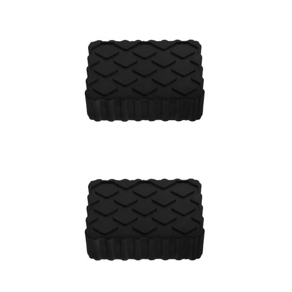 UPGRATOR 2pcs Rv Jack Pad Trailer Stabilizer Jack Stand Rubber Pad Rv Block Lift Block
