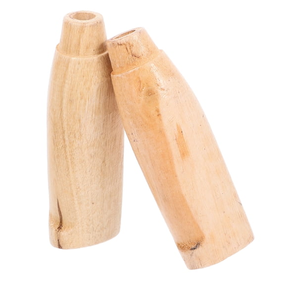 Hemoton 2pcs Kitchen Knife Wood Handle Knife Repair Handle Replacement Wood Knife Handle for Wood Handle Knife Repair Supplies