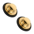 thumbnail image 1 of Hemoton 2pcs Kitchen Sink Stopper Rubber Sink Plug Drain Stopper Replacement Garbage Disposal Stopper Kitchen Sink Drain for Universal Use Golden, 1 of 8
