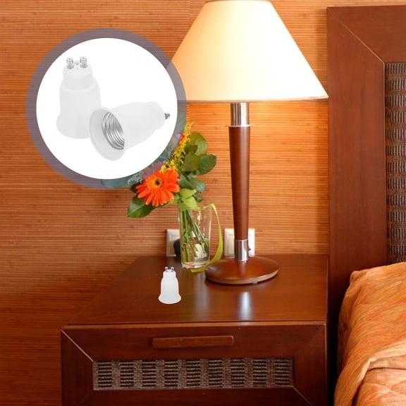 RENACLIPY Ceramic Light Base Holder, White, Easy Installation, Secure Connection, Wide Application, 2Pcs