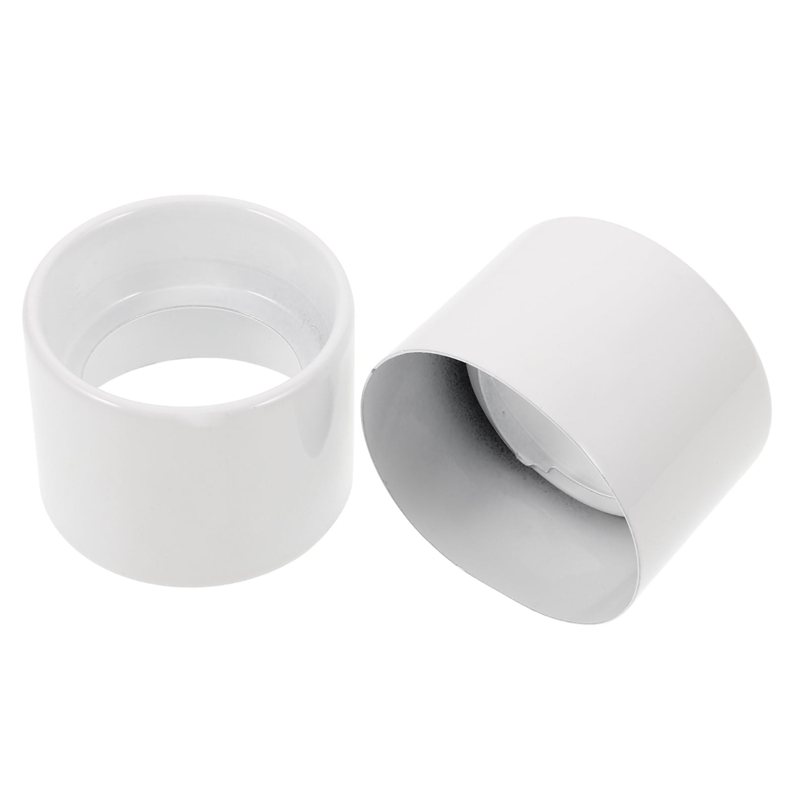 HEMOTON Iron Metal Ring for Lamp with 11/2 Inch Thread Diameter White ...