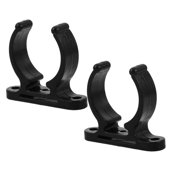 Hemoton 2pcs Marine Yacht Clip Shelf Link Fastener Pipe Fitting Clamp Shelf Pole Connector Chain Link Fence Panel Clamps for Replacement