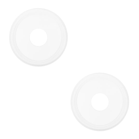 Hemoton 2pcs Medallion Decorative Fan Medallion Round Led Lighting Medallion Covers Plate Ring For Living Room Bedroom Dining Room