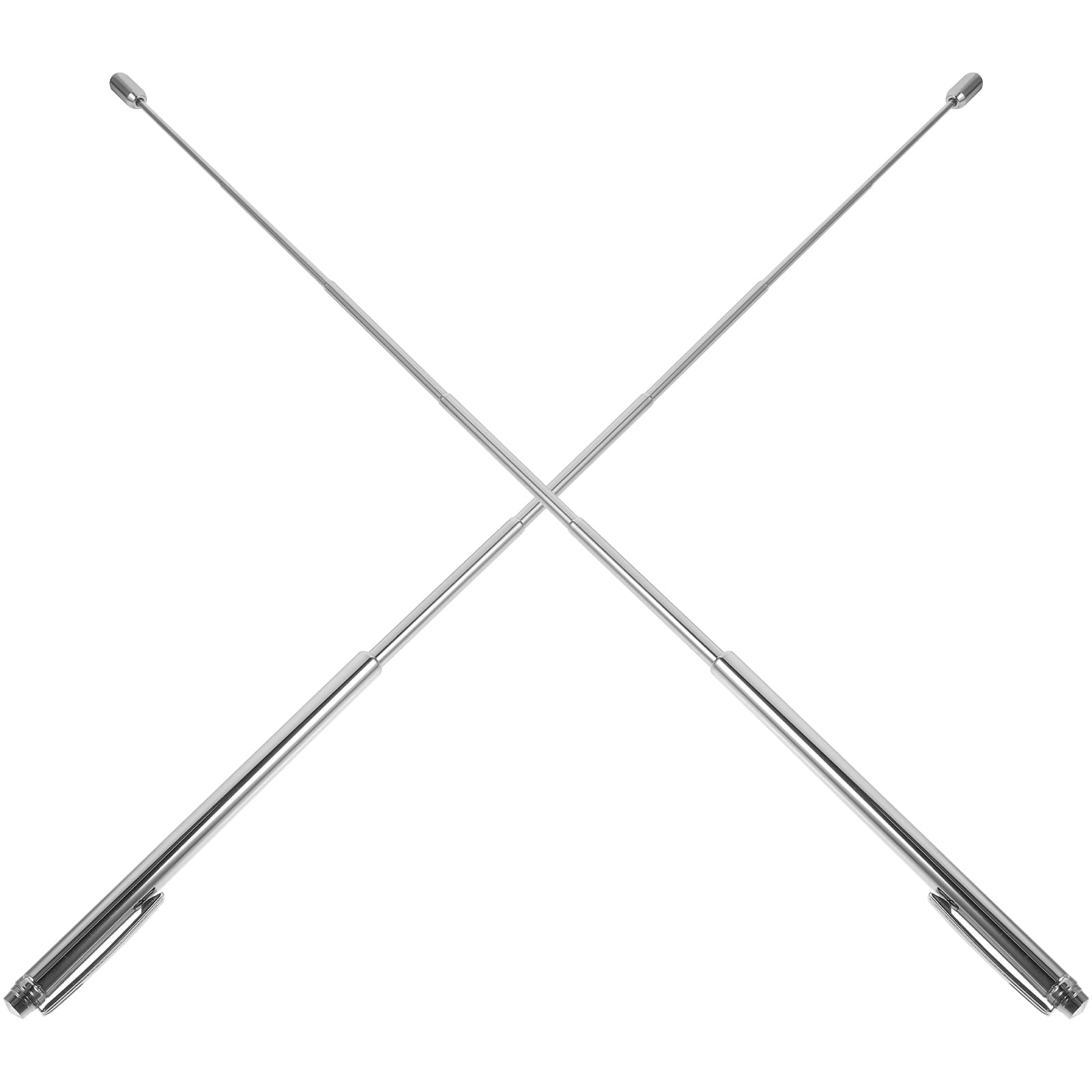 Hemoton 2pcs Metal Dowsing Rods Water Divining Rods Outdoor Probe Tool ...