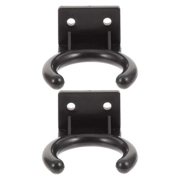 SOPOTUTU Wall Microphone Holder Black Plastic For Recording Studio 2Set