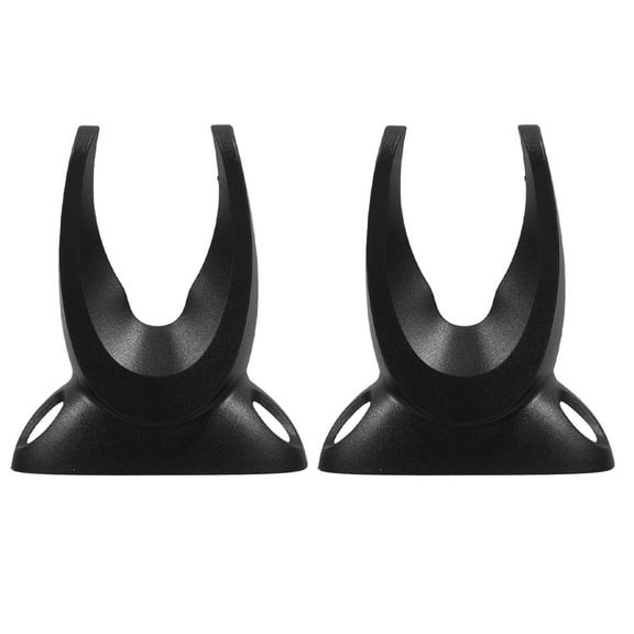 Hemoton 2 Pcs Multifunctional Barcode Scanner Stand Holding Rack Black