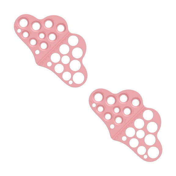 UPGRATOR Silicone Ruler for Breastfeeding Flange Sizing, 2 Pieces, 5.5x5.3x0.08in, Ideal for New Parents