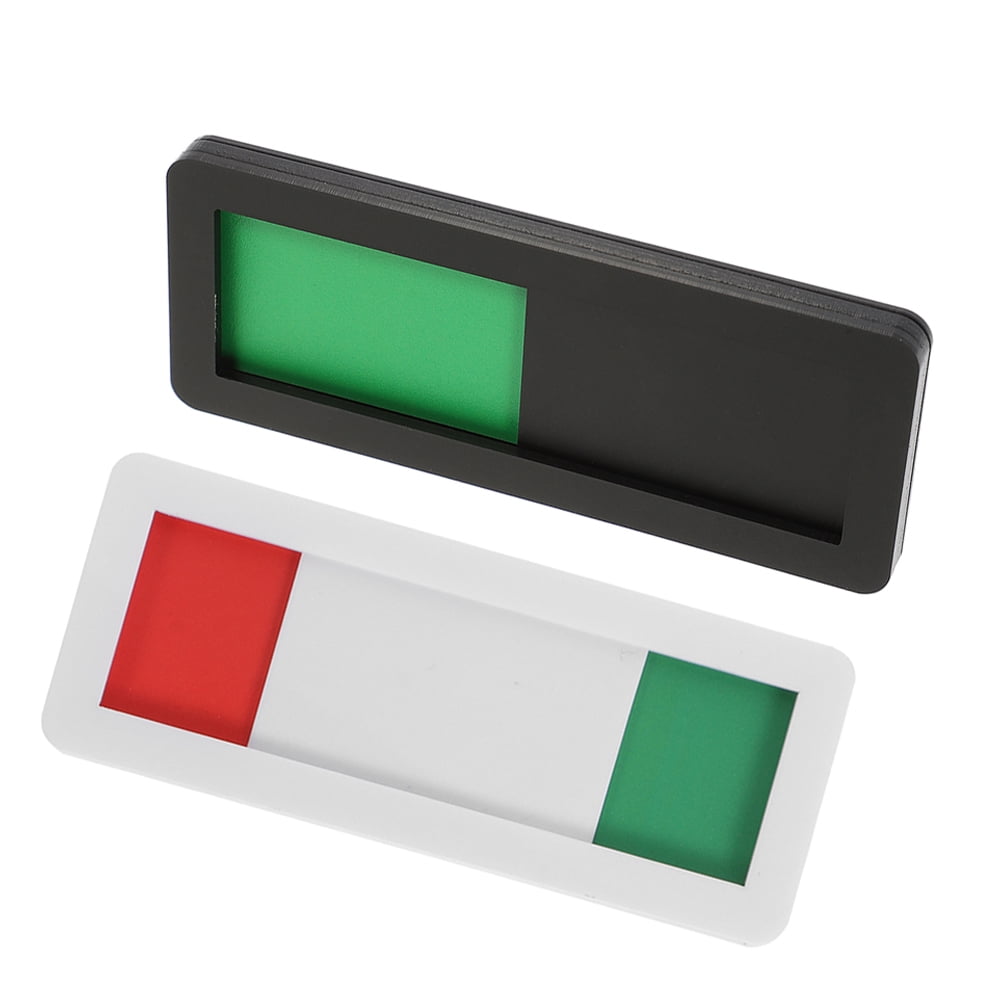 Hemoton 2pcs Office Door Slider Sign Conference Room Sign Busy Occupied ...
