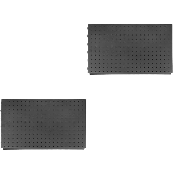 Hemoton 2pcs Pegboard Panel Wall Garage Pegboard Panel Workbench Utility Pegboard Storage Panel