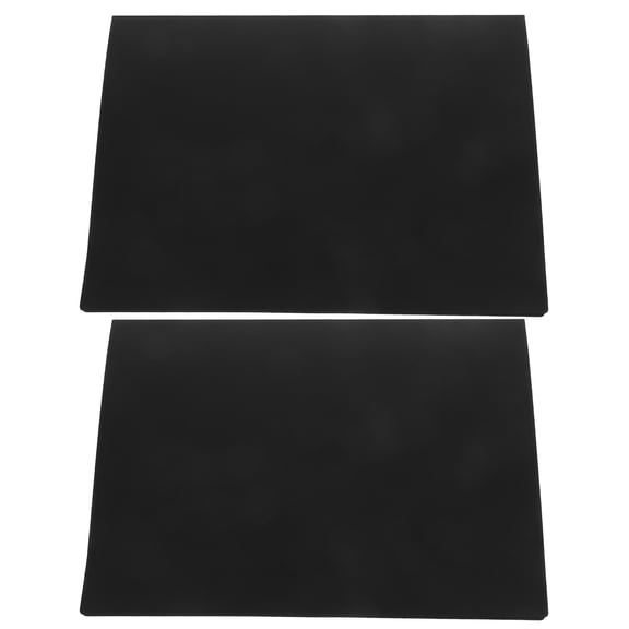 Hemoton 2-Pack Black Plastic A4 File Folders for Sheet Music, Document Storage, Score Organizer, Music Sheet Holder