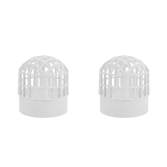 HEMOTON Hemoton 2pcs Leaf Gutter Protection Screen Plastic Glove Downspout Guard for Outdoor Drain Cover