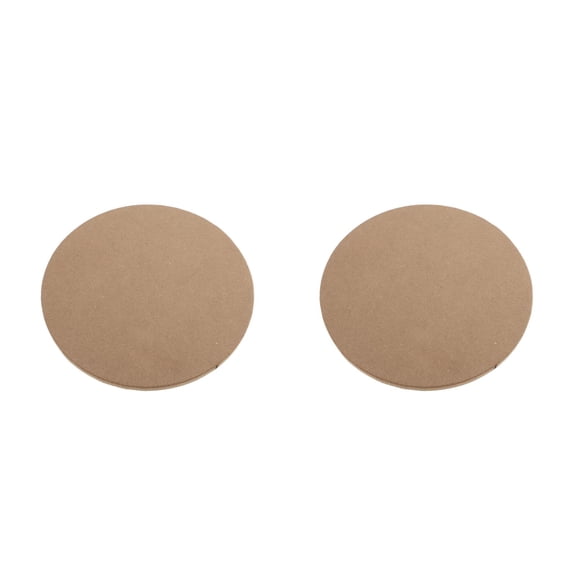 Hemoton 2pcs Pottery Wheel Bat For Pottery Wheel Round Wood Discs For Crafts Unfinished Wood Circles Pottery Sculpting Plate Clay Crafts Drying Board