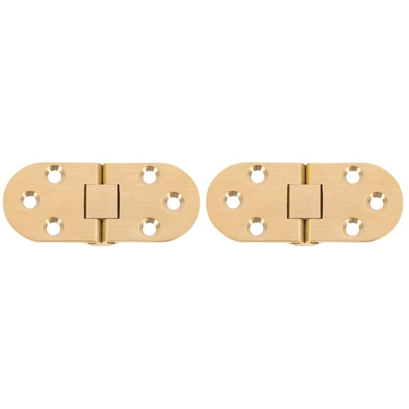 Hemoton 2pcs Practical Folding Table Hinge Small Hinge 180 Degree Hinge Flipping Tops Hinge