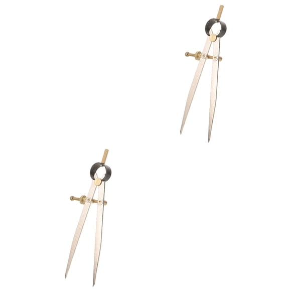 Hemoton 2pcs Practical Marking Gauge Convenient Craft Compass Scribing Gauge