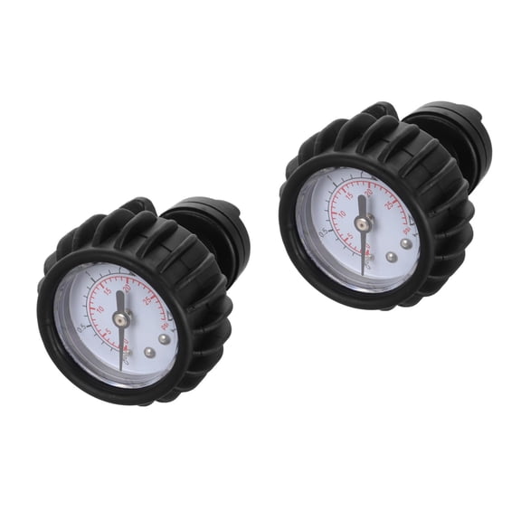 Hemoton 2-Pack Pressure Gauges for Surfboard & Kayak Pumps, Accurate Outdoor Air Pressure Tester Replacement for Paddleboards