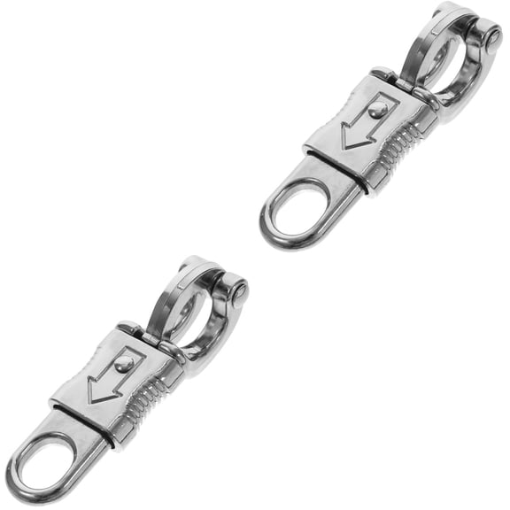 Hemoton 2pcs Quick Release Hook Snap 102mm Quick Release Secure Lock Horse Buckle