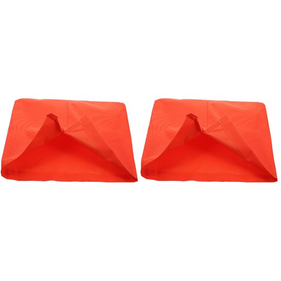 Hemoton 2pcs Sanitation Tool Outdoor Waste Paper Bag Portable Trash Dustpan Bag No Handle