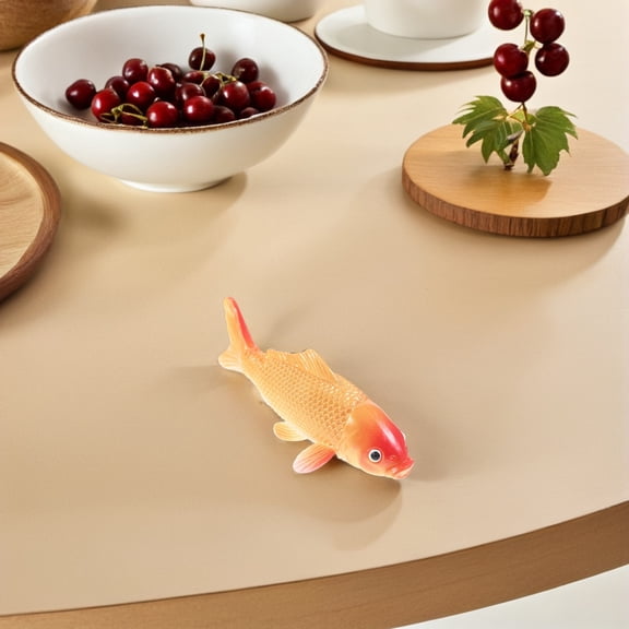 Hemoton 2pcs Realistic Simulated Fish Models PVC Fish Ornaments Compact Underwater Artificial Fish Decor for Home Aquarium