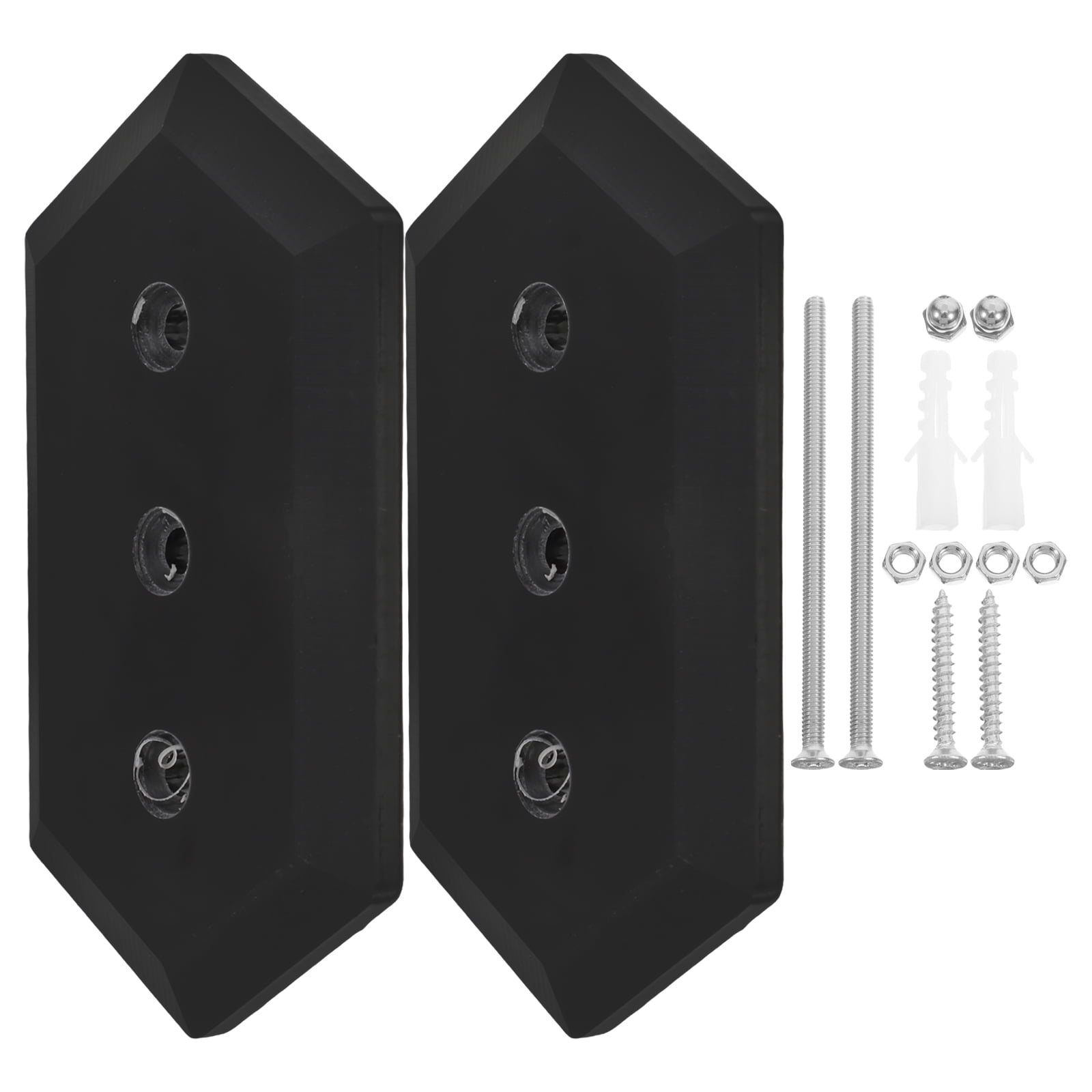 HEMOTON 2 Ailerons De Remplacement Noir Pour Paddle Board Gonflable - Stabilisateurs Latéraux Pour équilibre Et Contrôle