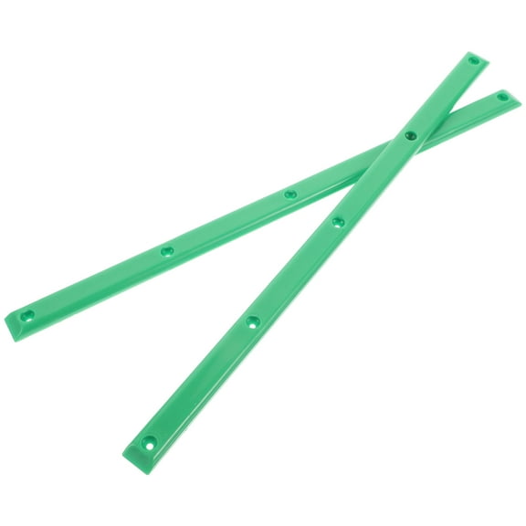 HEMOTON 2pcs Skateboard Rail Guards Plastic Rails for Decks Rib Bones Replacement for Skateboarding