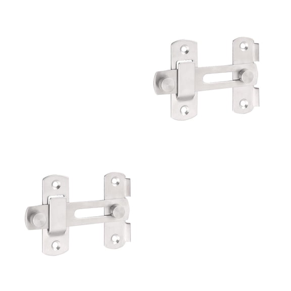 SOPOTUTU  2Pack re Thick Design Security Buckle Insurance Bolt Door Latch