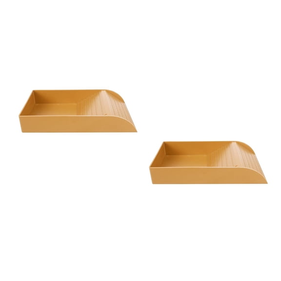 Hemoton 2pcs Tortoise Bathing Pool Tortoise Water Food Dish Turtle Pool Reptile Water Dish Large Soaking Dish Turtle Habitat Accessory