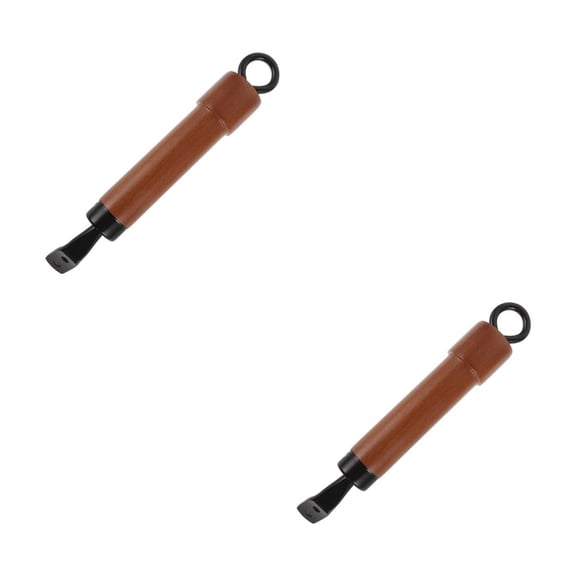 Hemoton 2-Pack Universal Wooden Side Handles for Pots, Pans, and Grill Accessories, Replacement Cooking Pot Handles for Kitchen