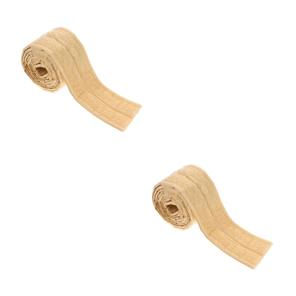 UPGRATOR Raindrops 2pcs Peel and Stick Foam Molding Trim Edging Lines for Home DIY Decorations