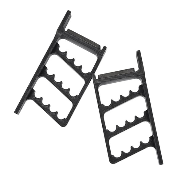 Hemoton 2- Mounted Rack Display Brackets for Secure Storage of Bows and Arrows, Easy Setup for Training Rooms and Sports Shops