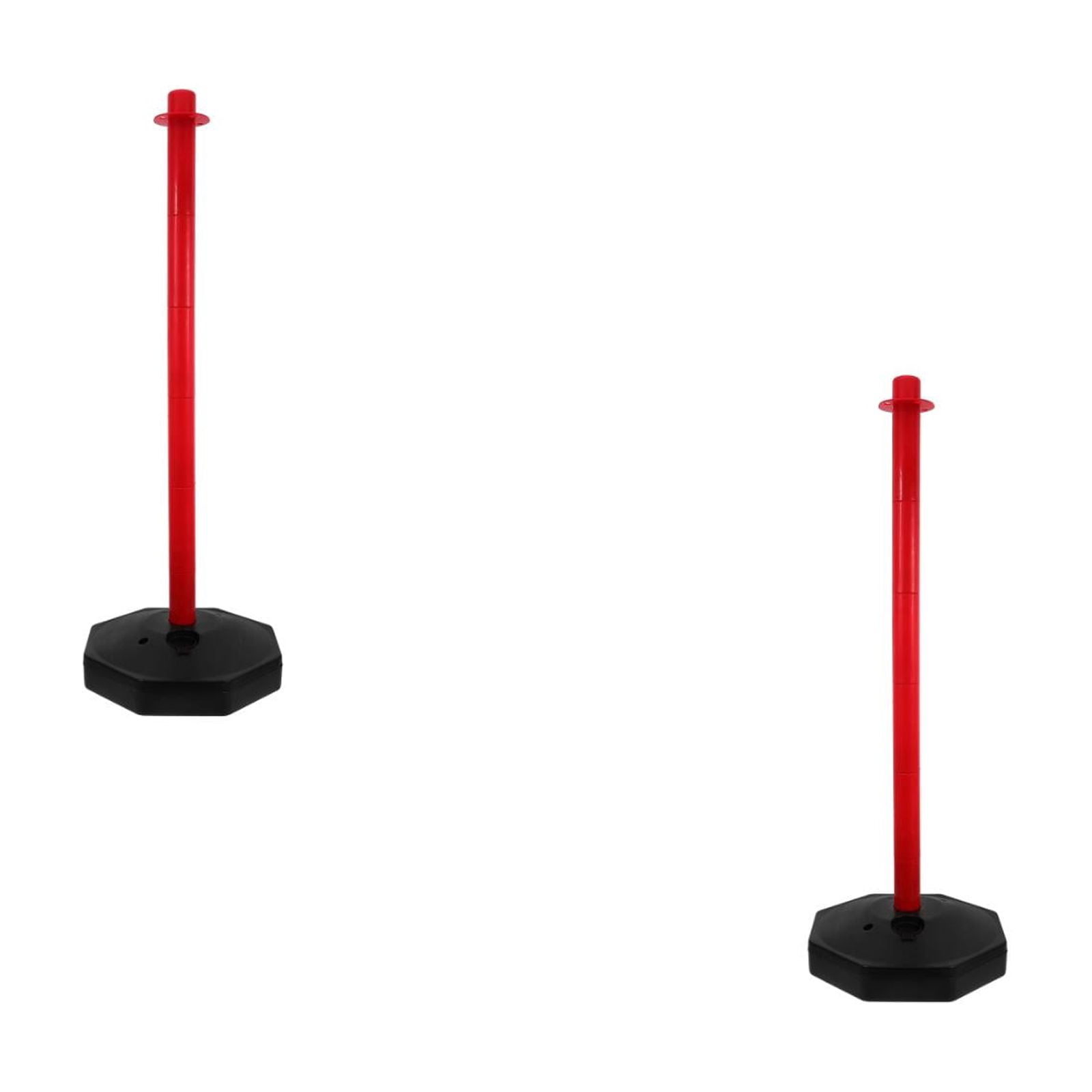 Hemoton 2pcs Water-refillable Warning Column Road Traffic Isolation ...